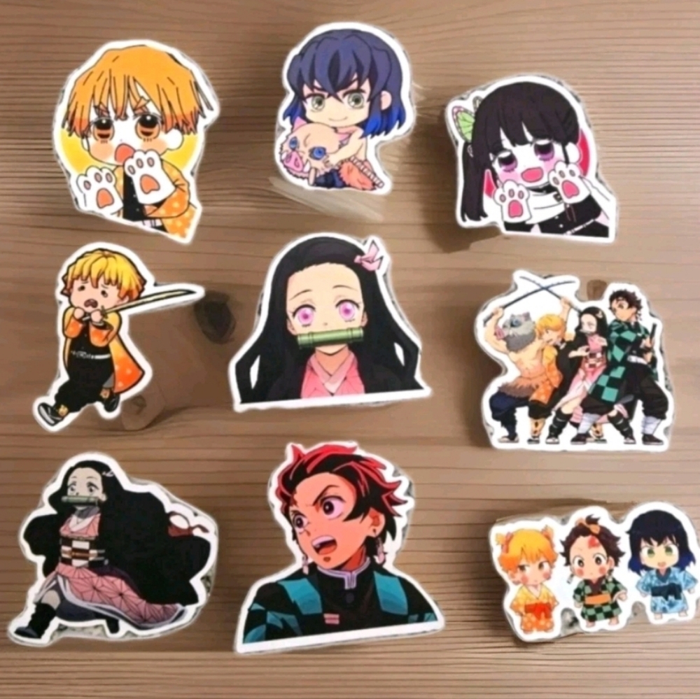 🍒🍒 Demon Slayer: Kimetsu no Yaiba Stickers !LAST SET!
